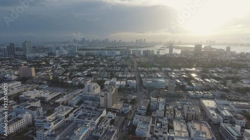 Wallpaper Mural Miami South Beach Skyline Florida Ocean Aerial 11.mov Torontodigital.ca
