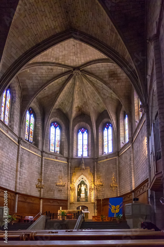 Lombard Romanesque church  Cardona in Barcelona  Catalonia.