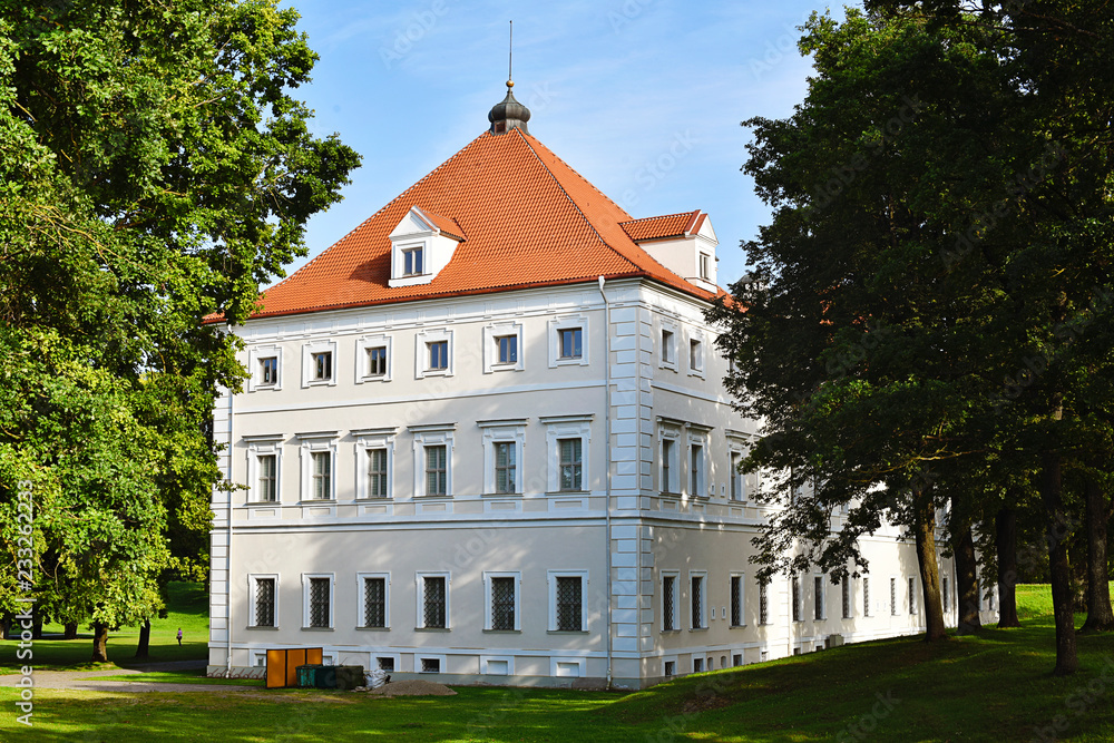 Birzai castle in Birzai city in Lithuania.