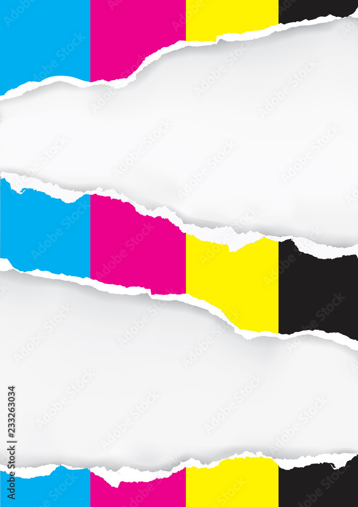CMYK colors Ripped paper background.
Ripped paper with printing colors with place for your text or image.Vector available.
CMYK colors Ripped paper background.
Ripped paper with printing colors with place for your text or image.Vector available.