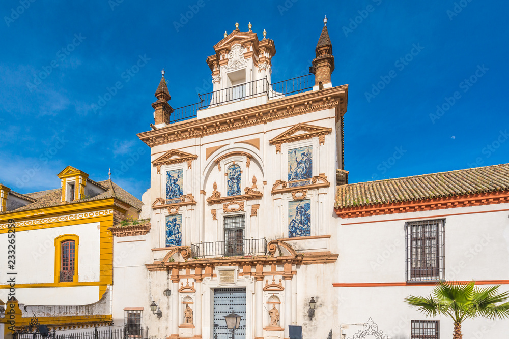 The church and hospital of Santa Caridad in Seville, Andalusia, Spain. The church and hospital of Santa Caridad in Seville, Andalusia, Spain.