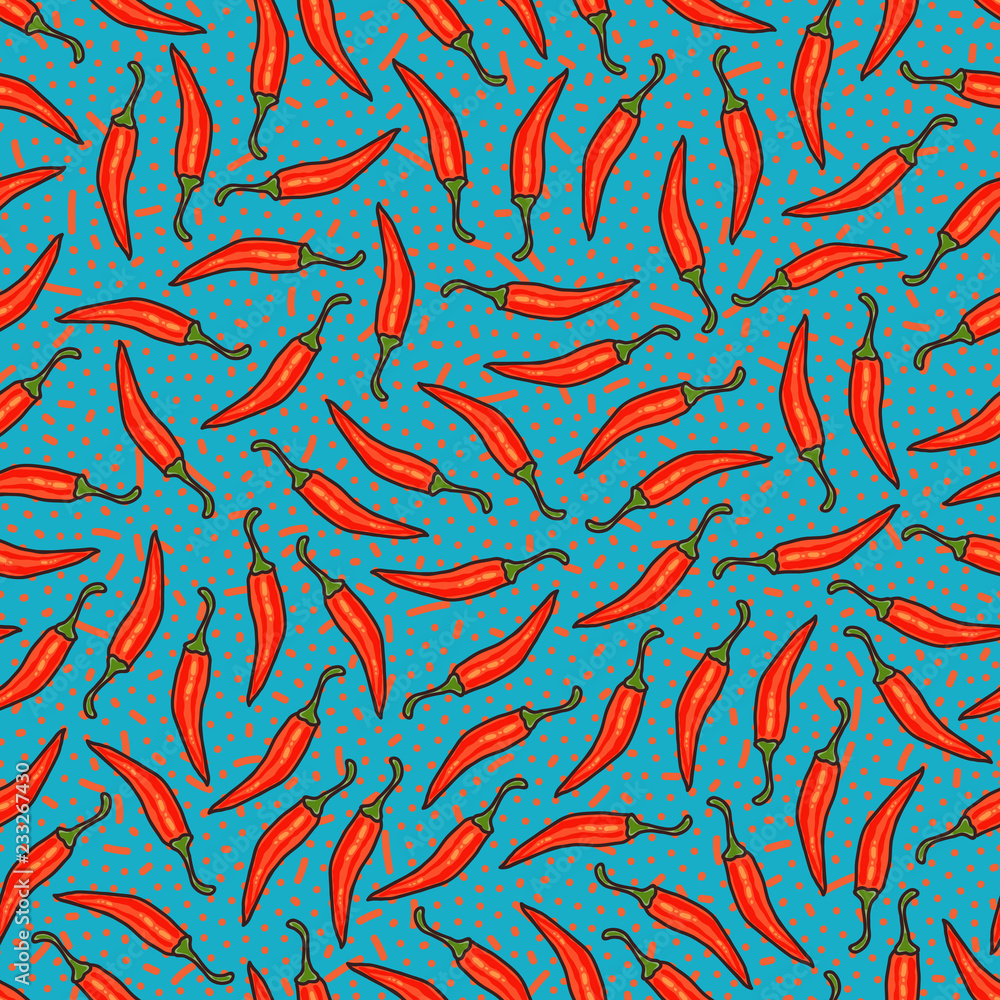 Fototapeta premium pepper background seamless