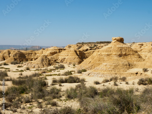 Bardenas Reales semi-desert in Spain
