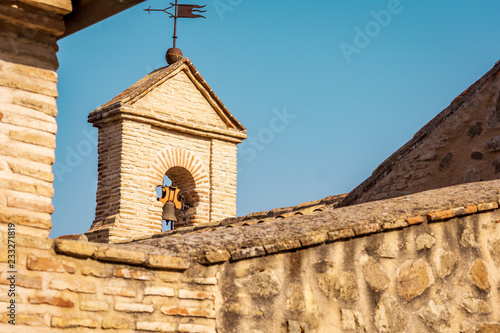 Church bell somewhere in Toledo, Spain