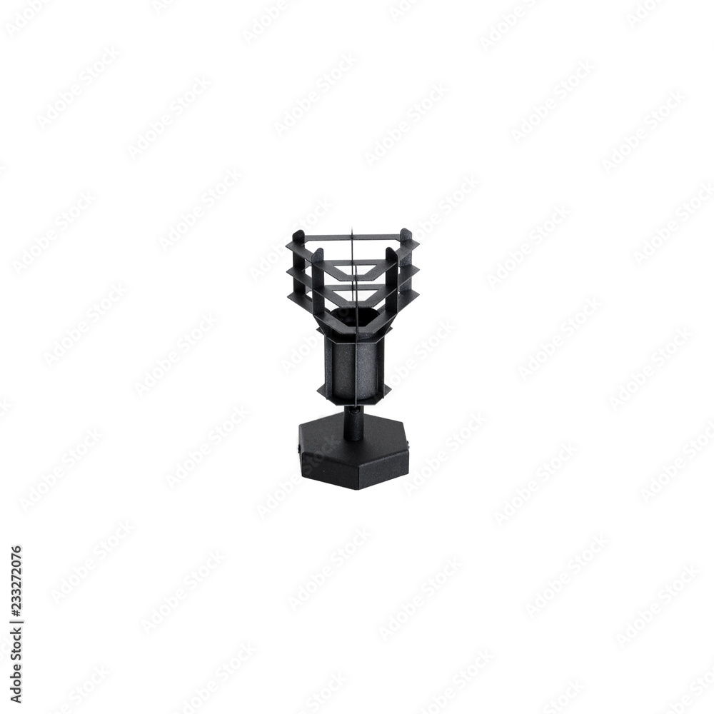 Luminaire with a non-ordinary lamp black design Luminaire with a non-ordinary lamp black design