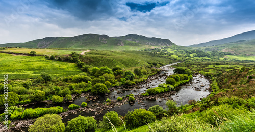 The world famous Ring of Kerry is a 'must do' scenic tourist drive or cycle in County Kerry, in the south west of Ireland. Very foggy but still beutiful. Wild Atlantic Way