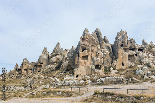 landscape of chimney rock in Cappadocia
