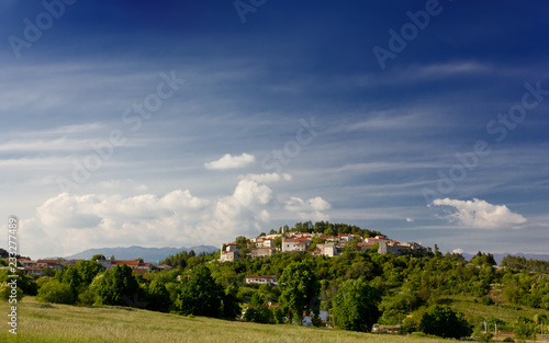 Village of Stanjel on the Slovenian Karst plateau
