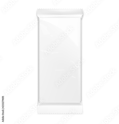 Realistic mockup of blank choice pack isolated on white background. Vector illustration. It can be used in the adv, promo, packadge, etc. EPS10.