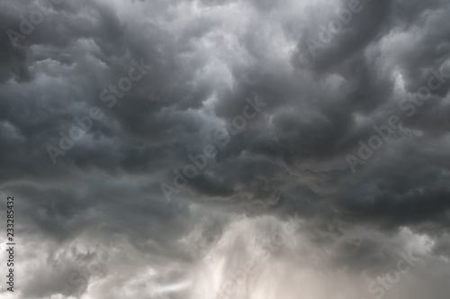 Dramatic cumulus storm clouds © sevaljevic