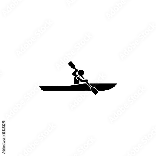 kayak, oar icon. Element of water transport icon for mobile concept and web apps. Detailed kayak, oar icon can be used for web and mobile
