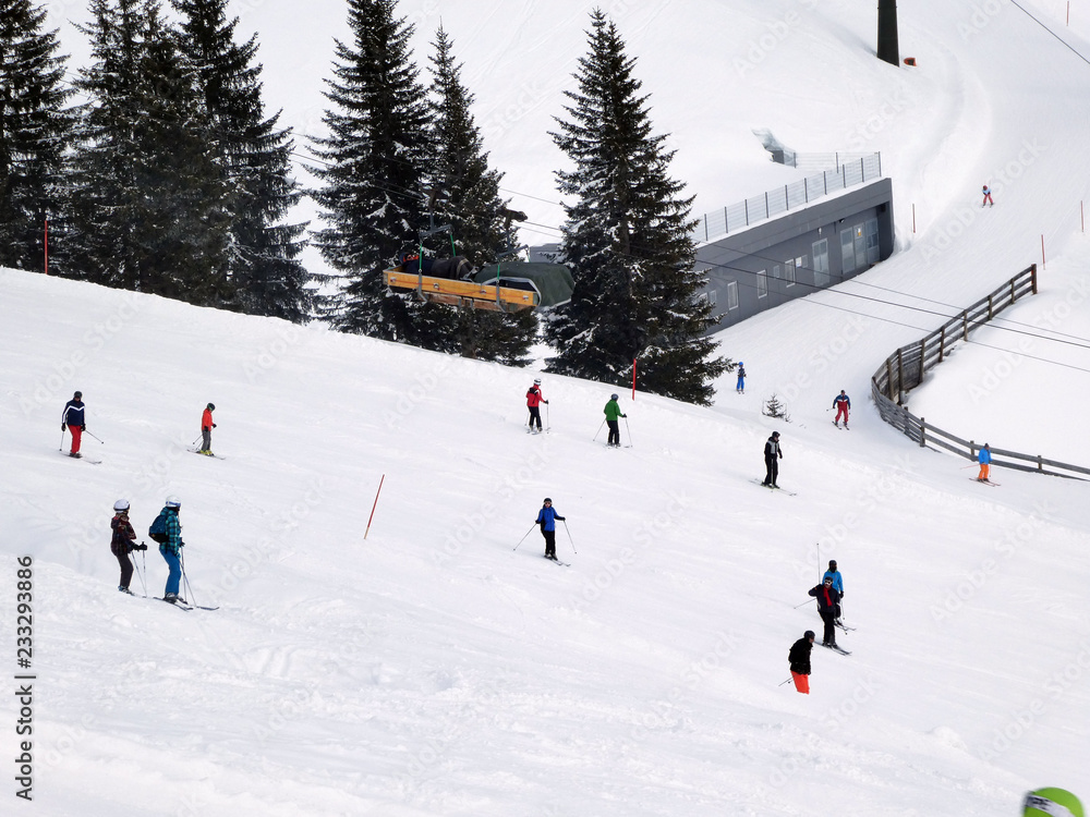 Skifahren in Saalbach Hinterglemm Leogang