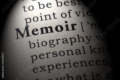 Photos definition of memoir