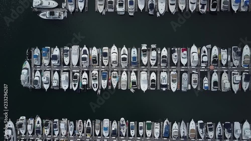 Marina looking straight down