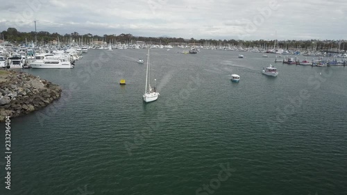 Boats leaving Marina 