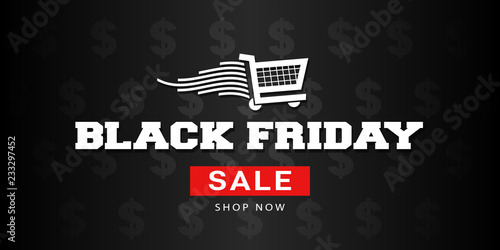 Black Friday Shopping Cart Banner