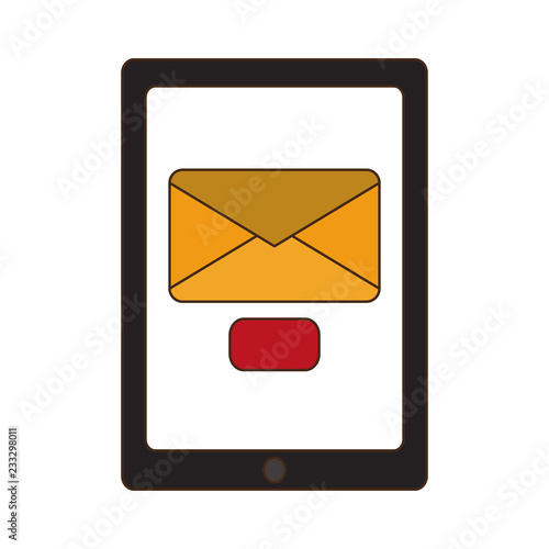 Sending email from tablet