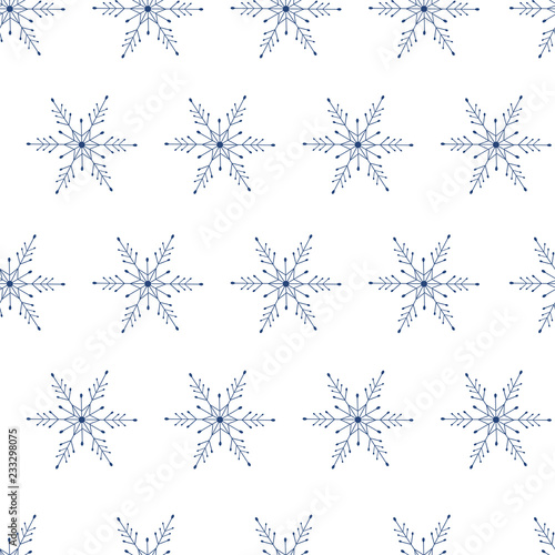 isolated dark blue silhouette snowflakes vector background. paper wrap design for gift. gift wrapping. merry christmas and happy new year. winter snow