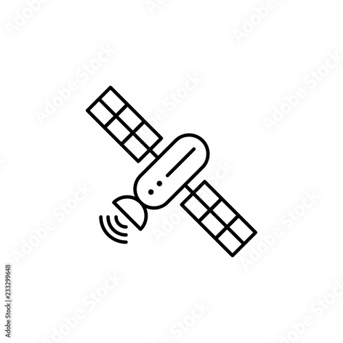 satellite  internet technology icon. Element of internet technology icon for mobile concept and web apps. Thin line satellite  internet technology icon can be used for web