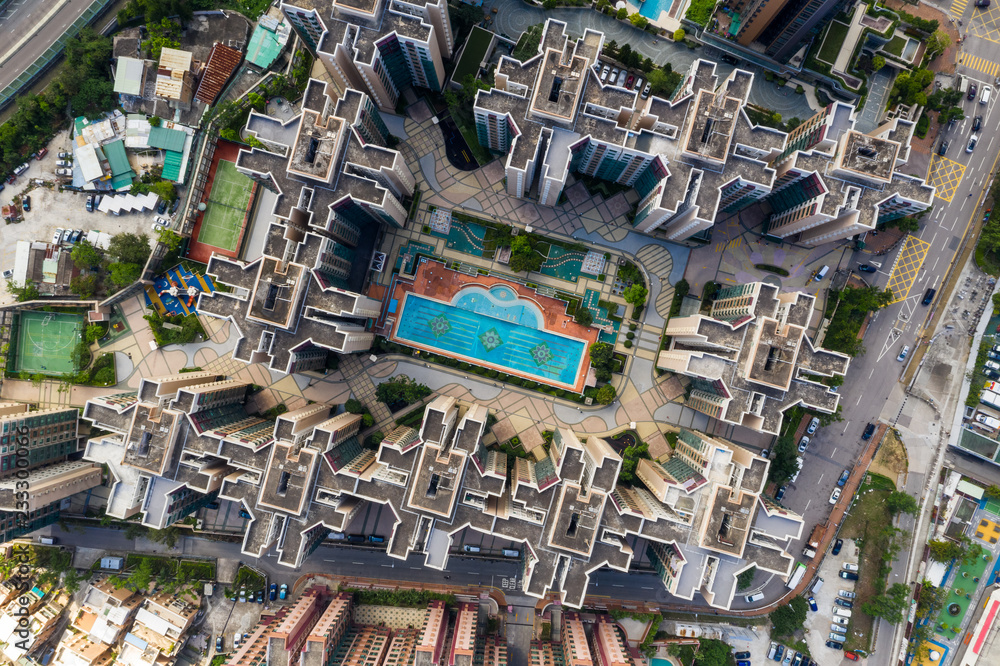 Obraz premium Hong Kong residential district