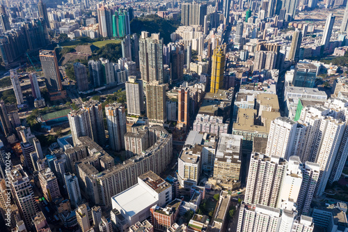 Hong Kong residential district © leungchopan