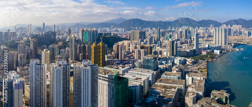 Hong Kong residential district © leungchopan