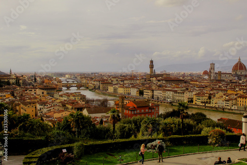 inspiring view from firenze  italy
