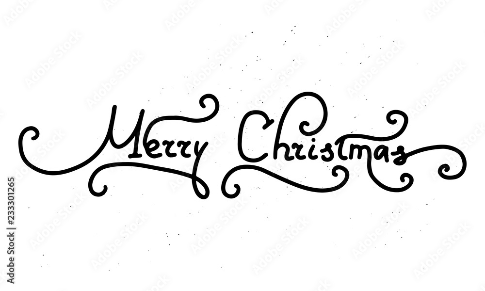 Obraz premium Merry Christmas Card.