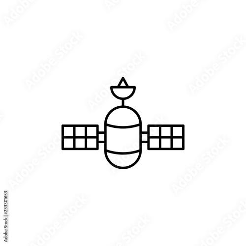 digital communication, satellite, space station icon. Element of technology icon for mobile concept and web apps. Thin line digital communication, satellite, space station icon