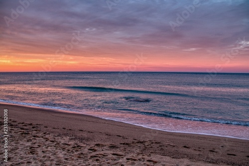 Beautiful Sunset in Cape Cod National Seashore  Massachusetts