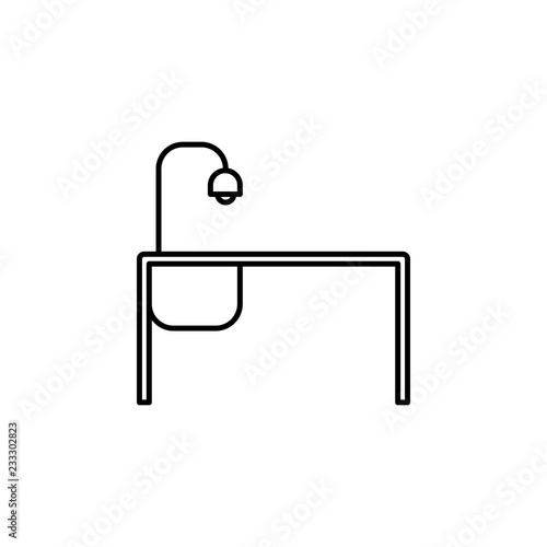 sink icon. Element of outline furniture icon. Thin line icon for website design and development, app development. Premium icon