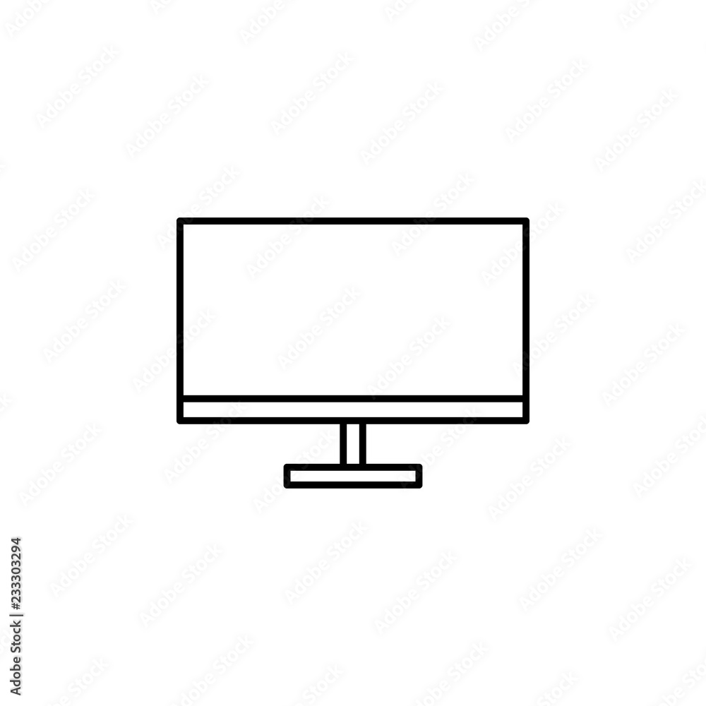 television icon. Element of outline furniture icon. Thin line icon for website design and development, app development. Premium icon television icon. Element of outline furniture icon. Thin line icon for website design and development, app development. Premium icon