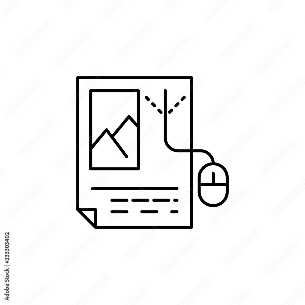 Click, mouse, digital editing icon. Element of editorial design icon. Thin line icon for website design and development, app development. Premium icon Click, mouse, digital editing icon. Element of editorial design icon. Thin line icon for website design and development, app development. Premium icon