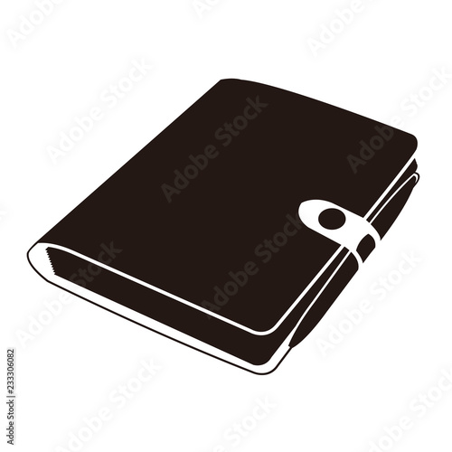 手帳シルエット