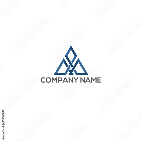 abstract, art, logotype, identity, pyramid, triangle logo, triangular , triangular logo, logo - vector
