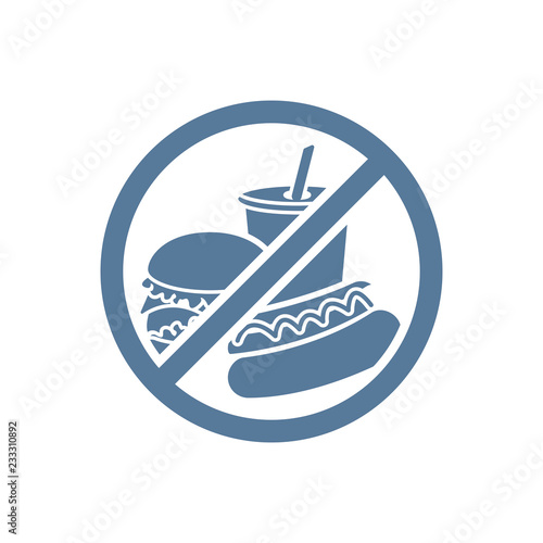 Junk Food Avoid Icon