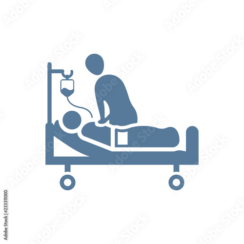 Doctor Checking a Patient Icon