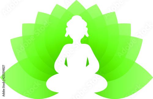 Buddha lotus leave