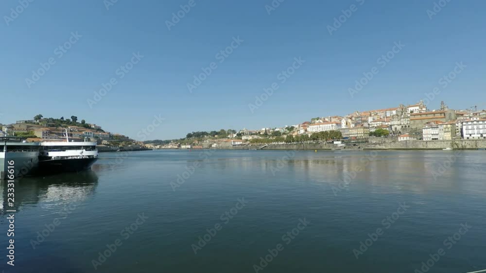 douro river in porto on a sunny day douro river in porto on a sunny day