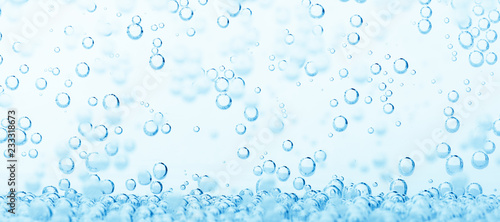 Macro bubbles of water