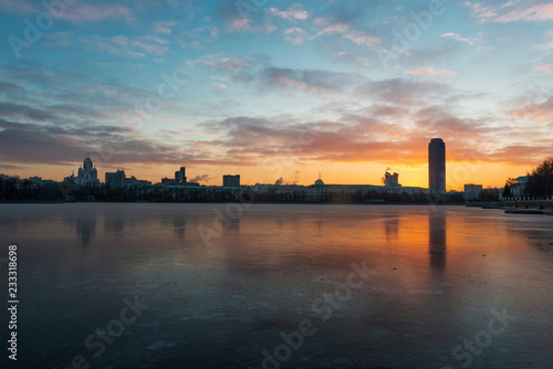 Morning in Yekaterinburg city © Valeri Luzina