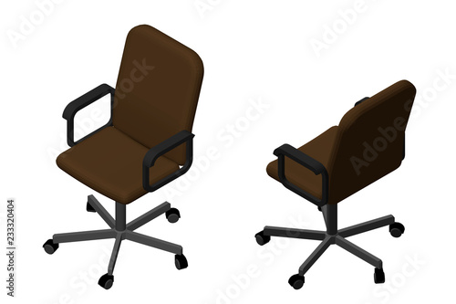 Office chair. Isolated on w...