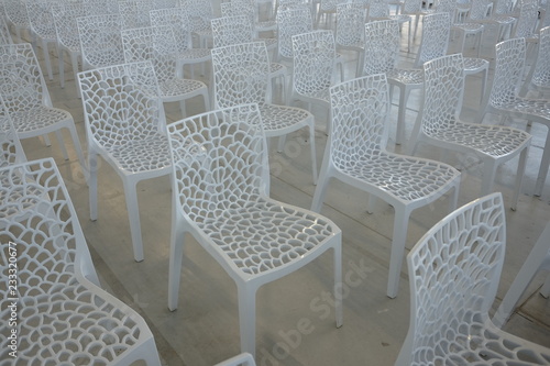 modern chairs in the auditorium