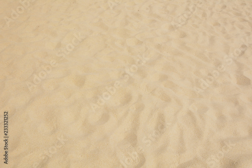 The sand beach as background