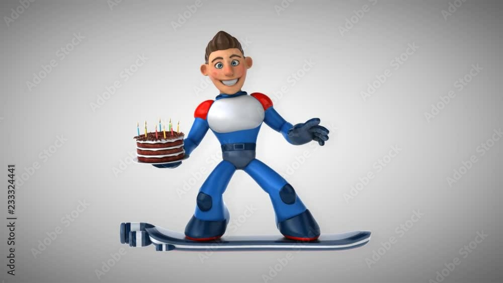 Fun superhero - 3D Animation Fun superhero - 3D Animation