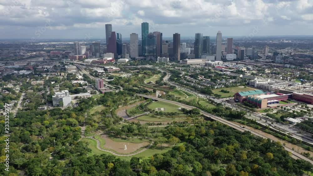 Aerial of the Skyline in Houston, Texas, 2018 Aerial of the Skyline in Houston, Texas, 2018