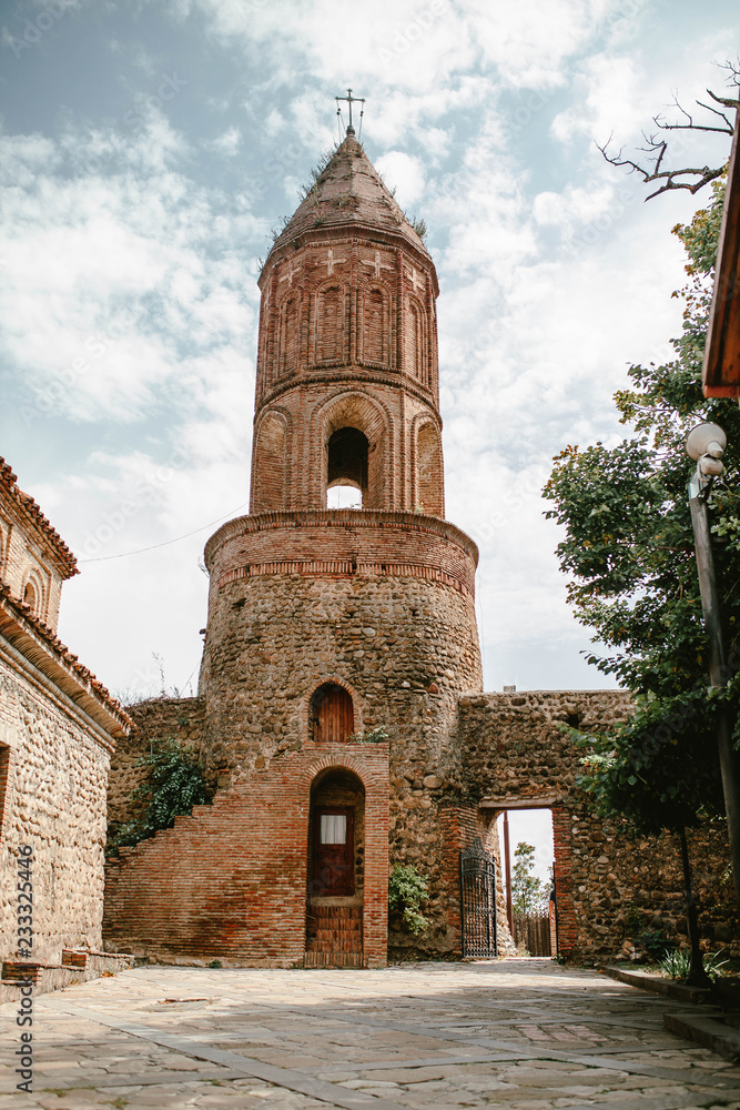 View of the church tower, Georgia