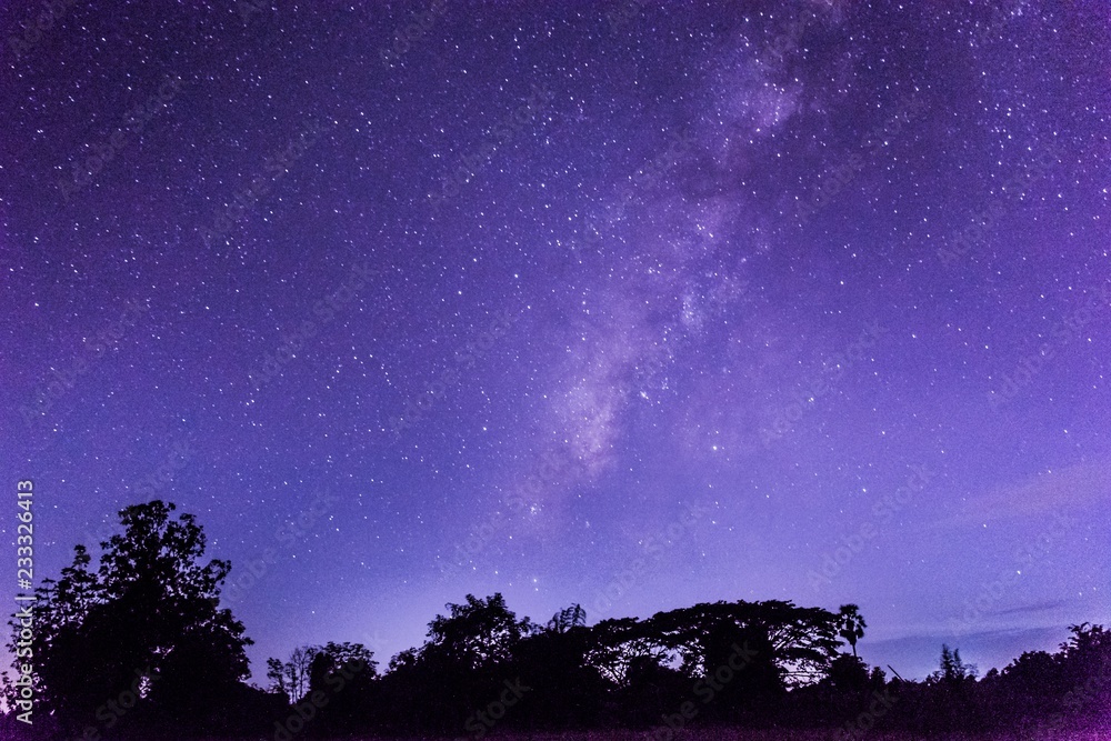 Naklejka premium Milky way