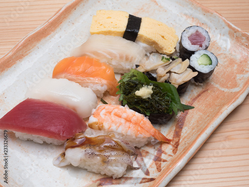Japanese hand-held sushi