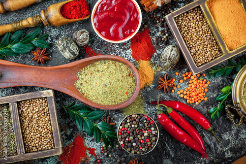 Spices and condiments for food